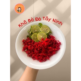 Khô bò đỏ xé sợi tây ninh - 100gram