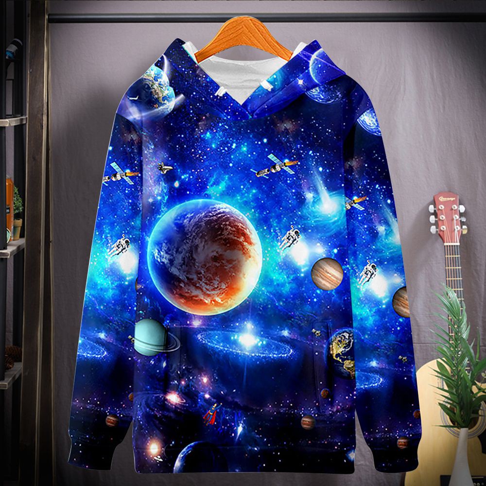 Áo khoác Nam Nữ - Áo Hoodie Nam Nữ IN 3D vải nỉ FreeSize 1 cỡ dưới 65kg mặc vừa. | BigBuy360 - bigbuy360.vn