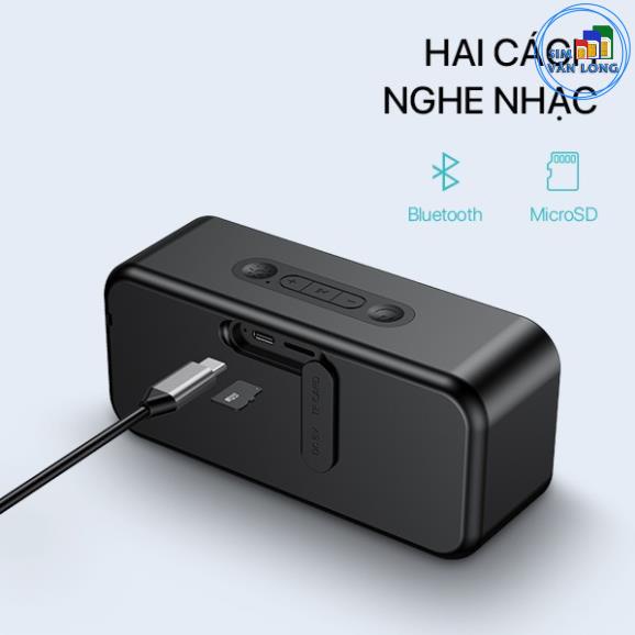 Loa Bluetooth ACOME A6 / VS6 Công Suất 5W Âm Thanh Chất Lượng Cao Hiệu Ứng LED RGD Playtime 8H Chống Nước IPX5 _1