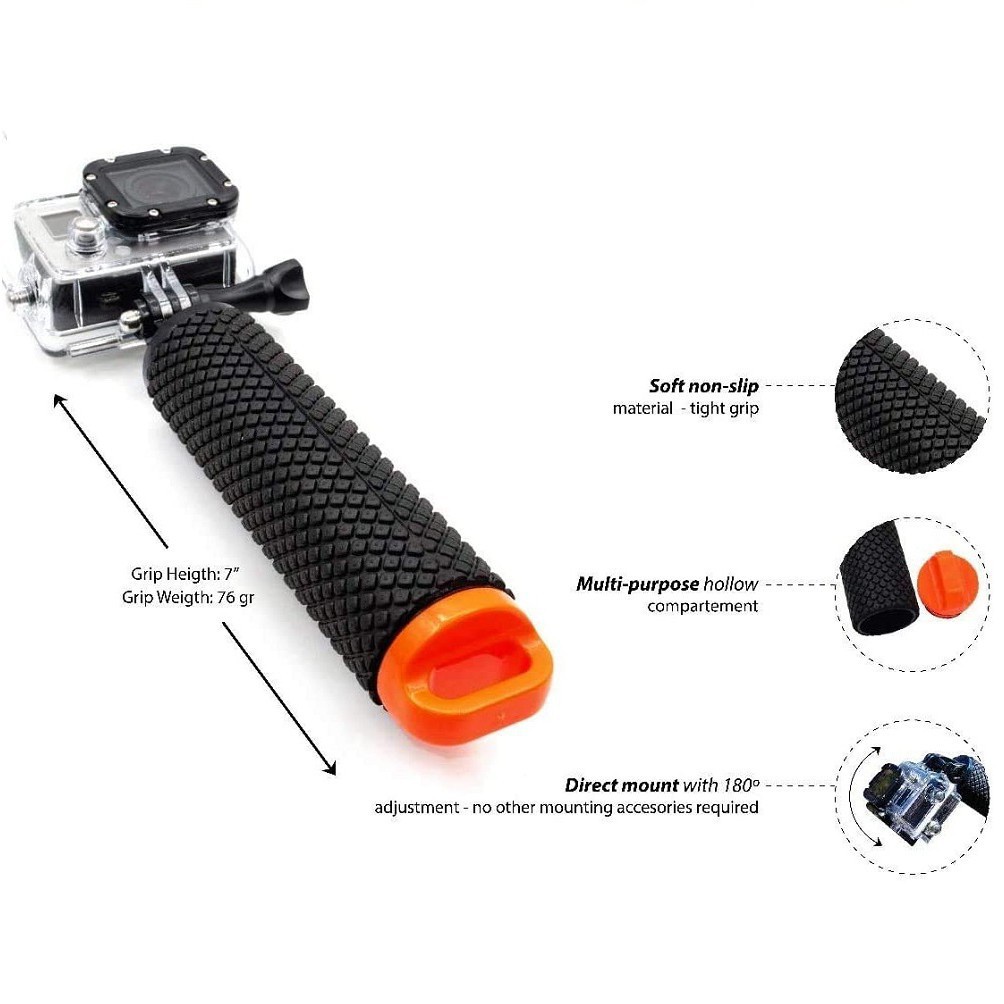 Tay cầm nổi camera Lammcou chống thấm nước tương thích với Camera GoPro Hero 9 8 7 6 5 4 3 3+ 2 1 | BigBuy360 - bigbuy360.vn