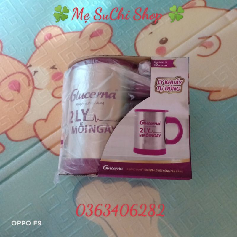 Cốc tự khuấy - Ly tự khuấy Glucerna - Tặng kèm Pin