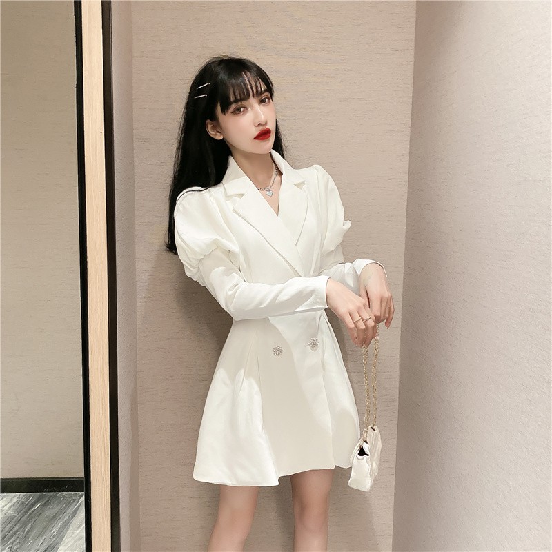 Đầm chữ a tay dài mini Emilyshop