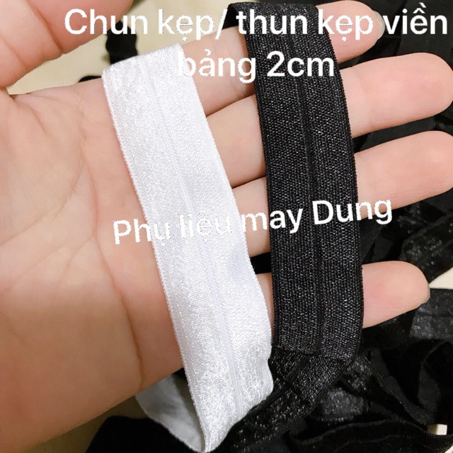 Thun kẹp/ chun kẹp viền bảng 2cm