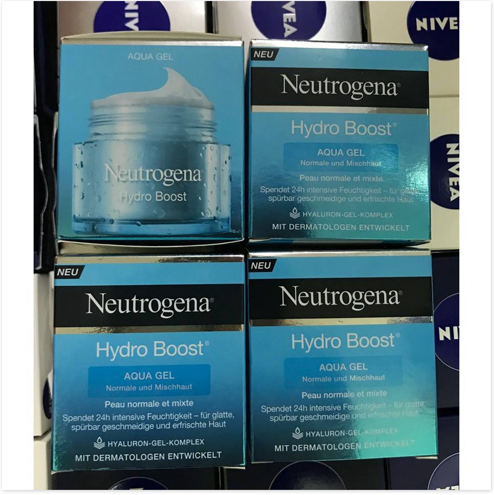 Gel Dưỡng Ẩm Neutrogena Hydro Boost Gel Cream Và Neutrogena Aqua Gel / Water Gel Chip Skincare