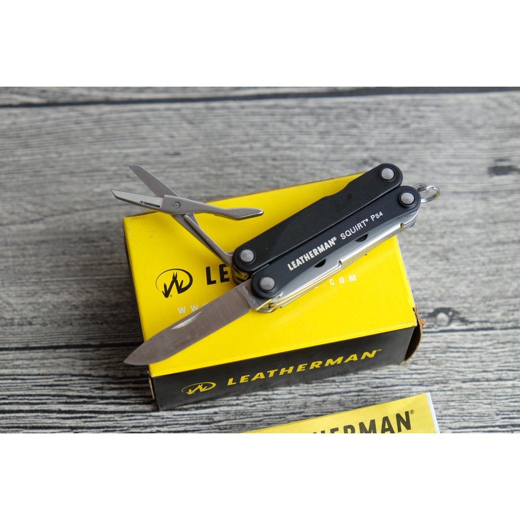 Dụng cụ đa năng Leatherman - Squirt PS4 ( Xanh , đỏ , đen )