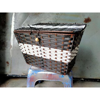 Giỏ mây dành cho đạp điện, xe máy điện, xe đạp