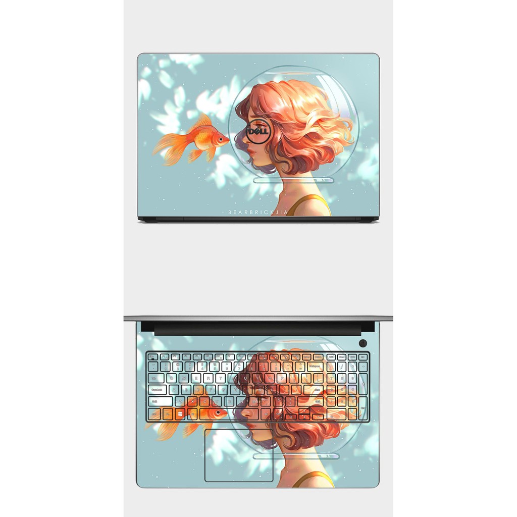 Bộ skin dán laptop in theo yêu cầu - Đầy đủ cho các dòng Laptop hiện nay : Macbook, Asus, Dell, HP, Lenovo, Acer,Vaio...