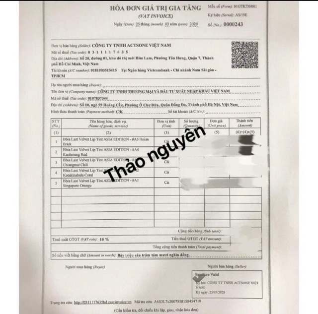 (ĐỦ VER)- SON KEM LÌ BBIA LAST VELVET LIP TINT | BigBuy360 - bigbuy360.vn