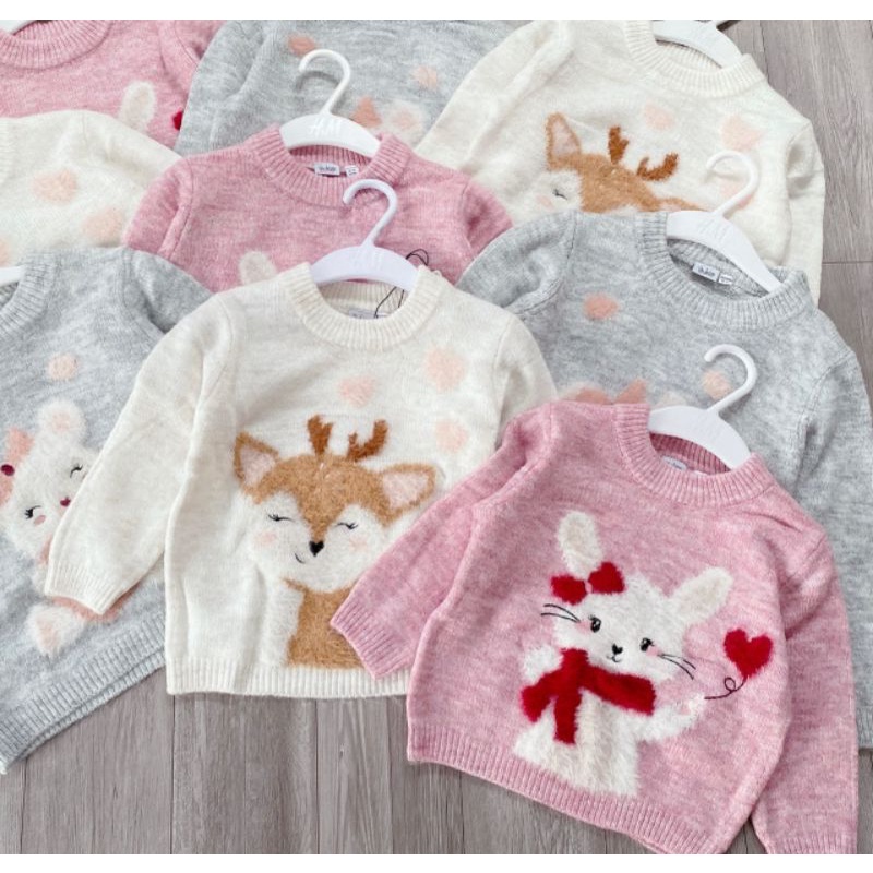 Áo len Blukids cho bé gái