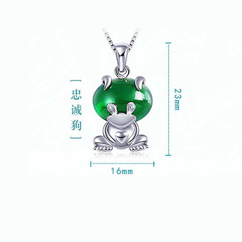 Mặt vòng cổ Bằng Bạc Hình 12 Con Giáp Xinh Xắn