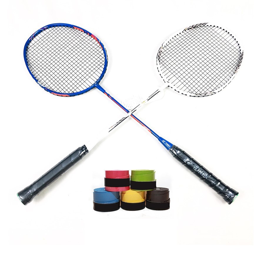 Bộ 2 Vợt Cầu Lông Yonex tặng kèm 2 cuộn quấn cán vợt  Greennetworks