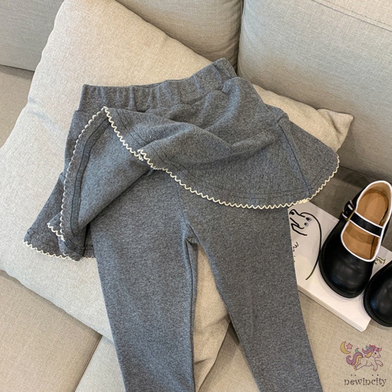 Quần Legging Màu Sắc Trơn Cho Bé Gái