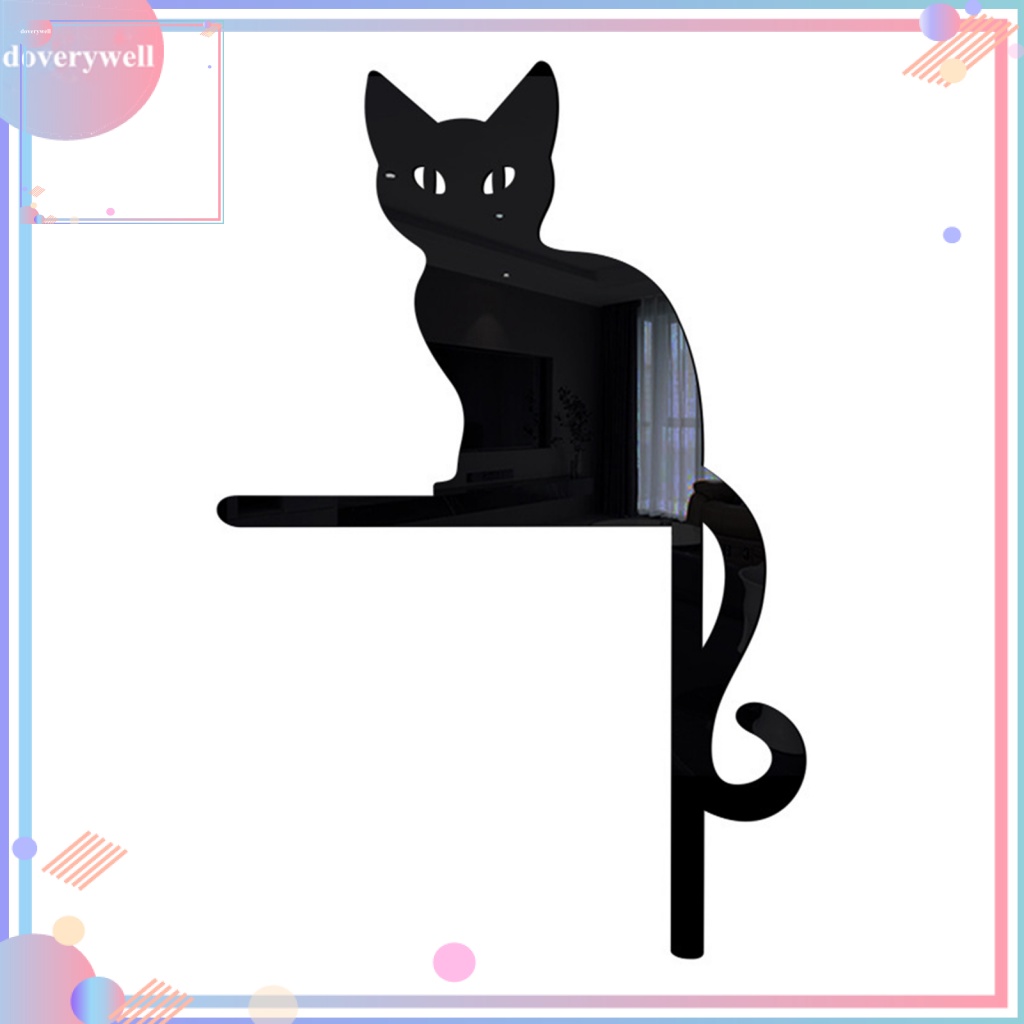 Miếng Dán Trang Trí Công Tắc Hình Mèo 3D Phong Cách Halloween Độc Đáo