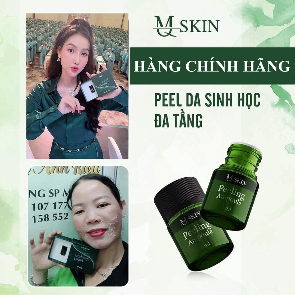 Tái tạo da MQSKIN peel da MQ SKIN đa tần chính hãng lột mảng to cấp tốc 2ml
