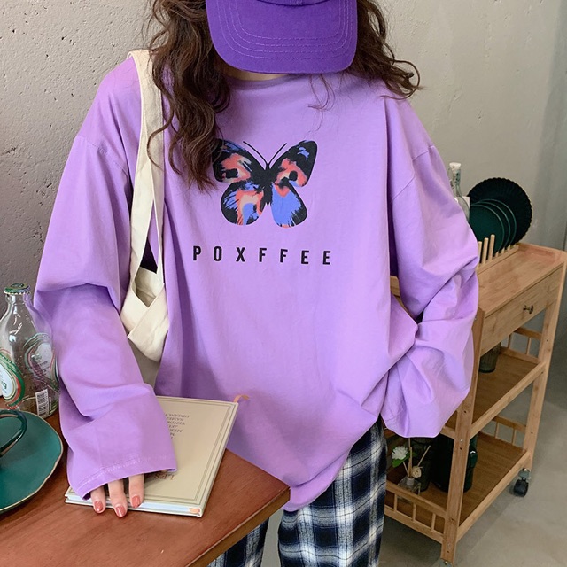 Áo bướm tay xuông hai mặt