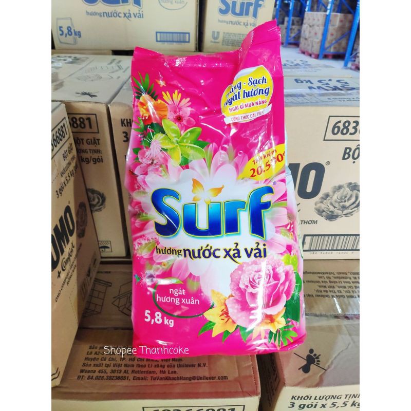 bột giặt surf 5,8kg