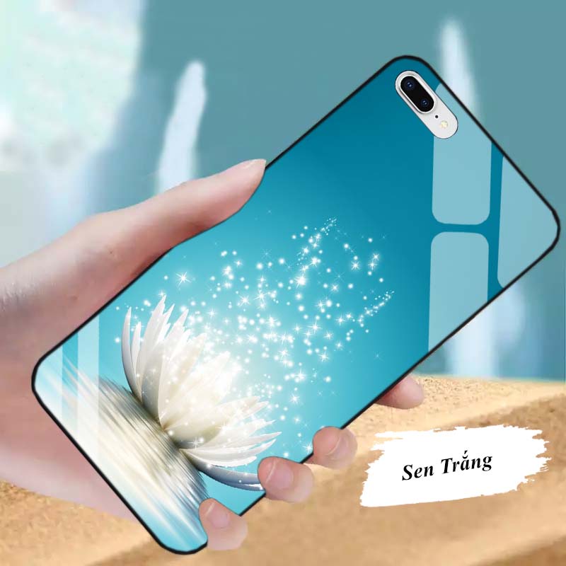 Ốp IPHONE 7, 8, 7 Plus, 8 Plus Lưng Kính Cường Lực Cao Cấp Mới Nhất