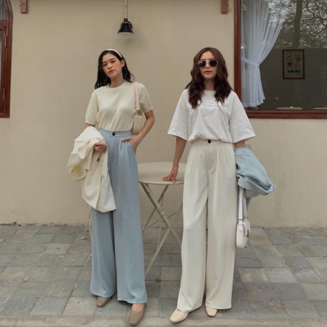 9036 QUẦN VẢI SUÔNG CHUN SAU CÚC ĐEN | BigBuy360 - bigbuy360.vn