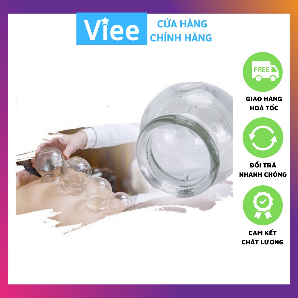 Bộ 12 ống giác hơi thủy tinh chất lượng cao (Tặng Kèm Cây Châm Lửa)