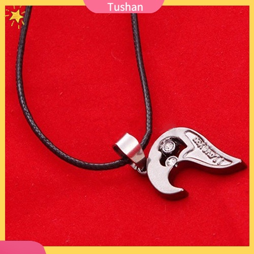 Set 2 dây chuyền với mặt hình trái tim xinh xắn cho cặp đôi