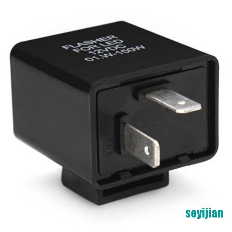 Rơ Le Đèn LED Nhấp Nháy Tín Hiệu 12V 2 Pin Cho Xe Máy