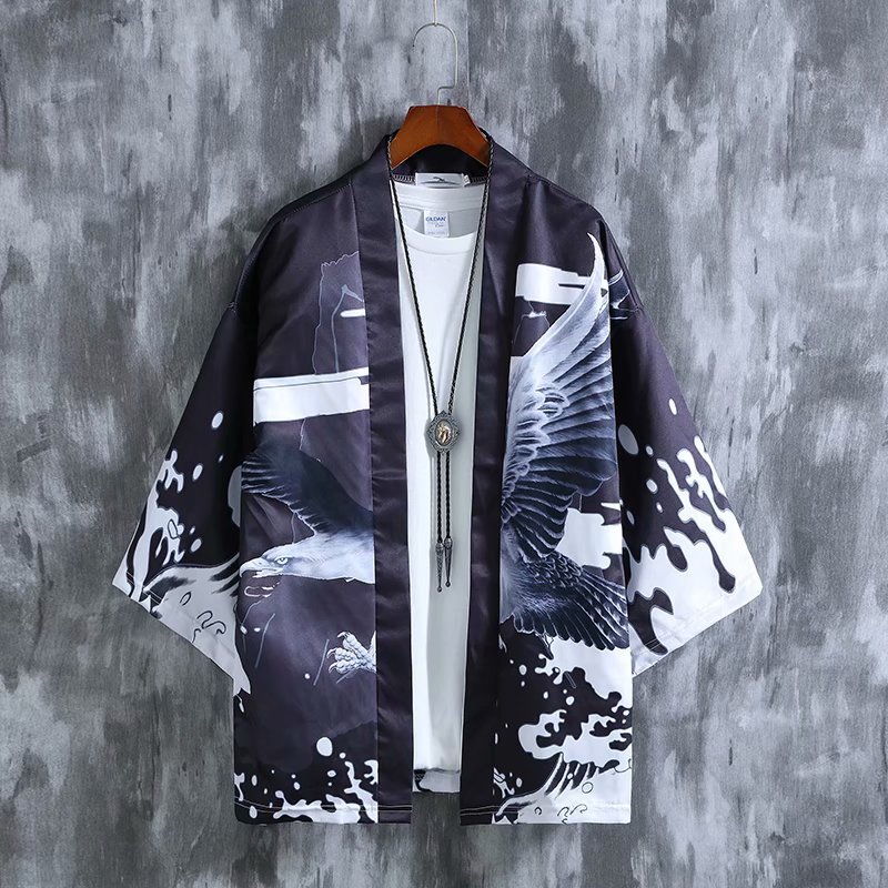 Áo kiểu tay lỡ phong cách Nhật Bản sành điệu dành cho nam | BigBuy360 - bigbuy360.vn