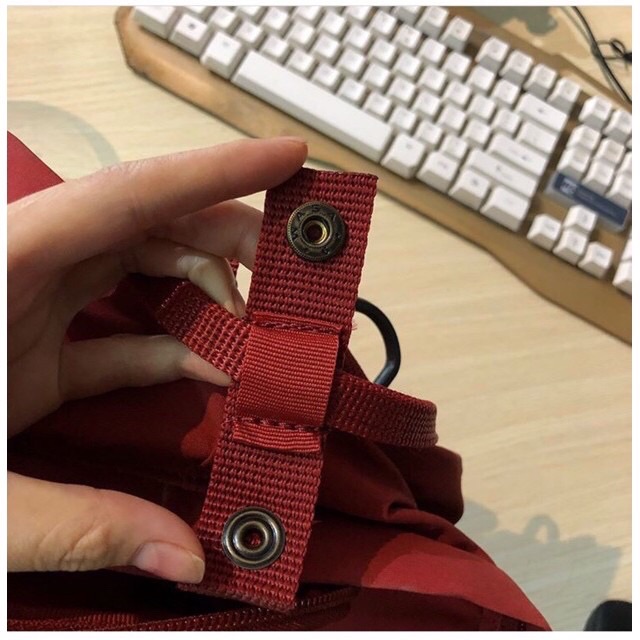 Balo Kankel classic màu đỏ đô
