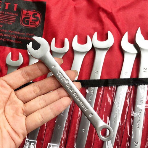 Bộ cờ lê Yeti USA 14 chi tiết 10-32 ( khoá vòng miệng)