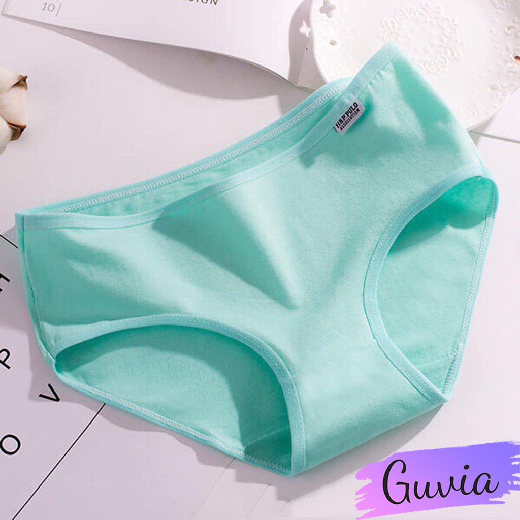 Quần lót nữ trơn kháng khuẩn Pulo QL02 Quần lót nữ cotton siêu thấm hút cao cấp | BigBuy360 - bigbuy360.vn