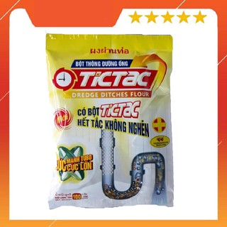 [Không dùng khi tắc bằng chất thải vô cơ] Bột thông cống 100g nội địa TICTAC