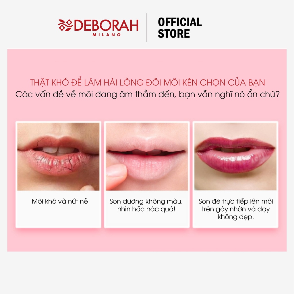 Son Dưỡng Chống Thâm Làm Hồng Môi Deold Natural Blossom Lip Balm 3.3g