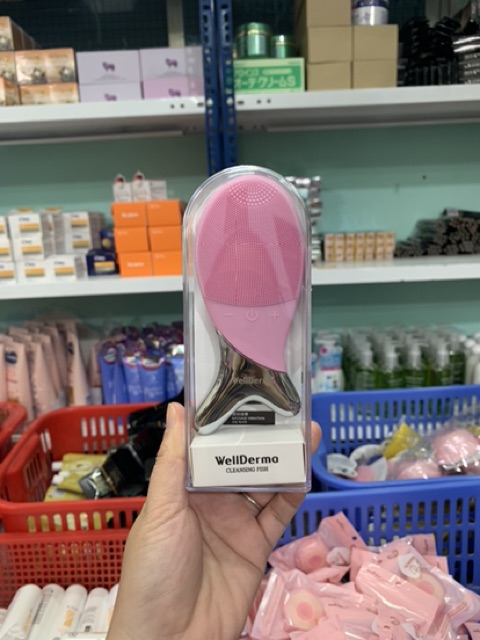 Máy rửa mặt massage con cá WellDerma Cleansing Fish Hàn Quốc | BigBuy360 - bigbuy360.vn