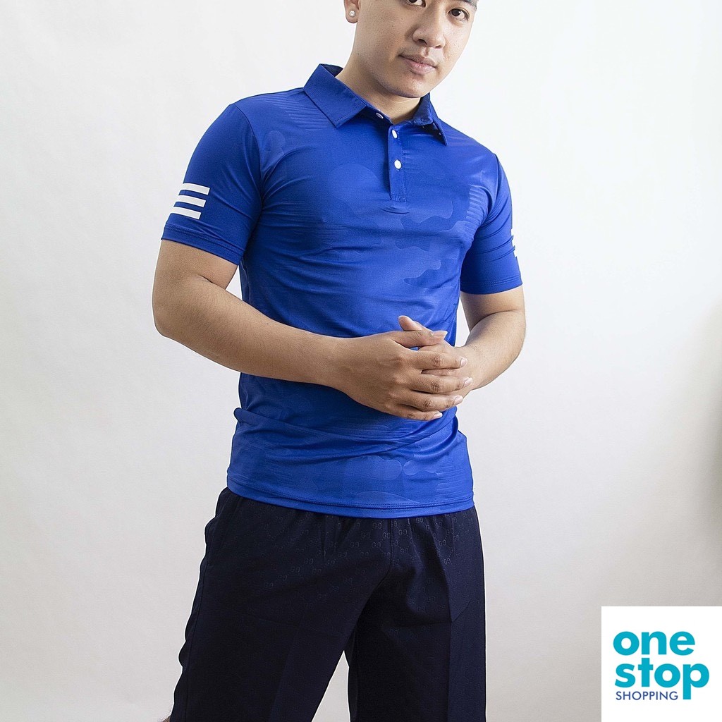 Áo thun có cổ thời trang mặc nhà nam chất liệu vải thun lạnh One shop