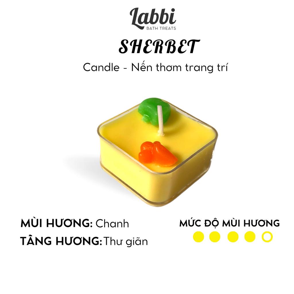 SHERBET CANDLE [Labbi] Nến trang trí / Candle / Nến vuông