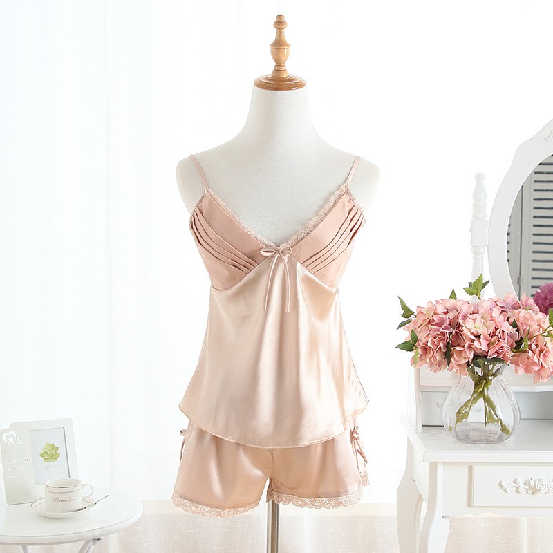 𝐁𝐨̣̂ 𝐧𝐠𝐮̉ 𝒍𝒖̣𝒂 𝐡𝐚𝐢 𝐝𝐚̂𝐲 hở lưng sexy🔥SIÊU SALE🔥 bigsize tới 65kg váy ngủ lụa sexy xếp ly gợi cảm giá rẻ | BigBuy360 - bigbuy360.vn