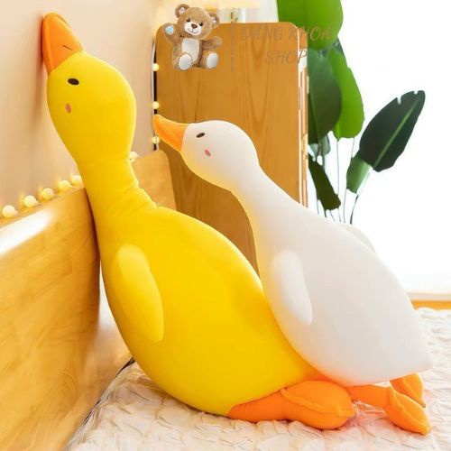 Gấu Bông Vịt Vàng Má Hồng Trầm Cảm Gấu Bông Hình Vịt Ngỗng Mệt Mỏi