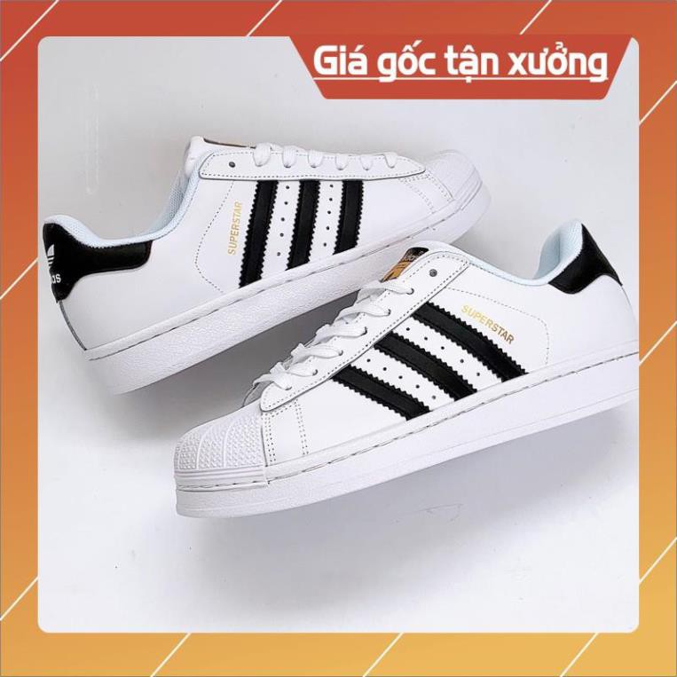 [FreeShip–Hàng Loại A] Giày thể thao Super Star Sò Trắng gót đen FULLBOX,  Giầy sneaker nam nữ trắng đủ size