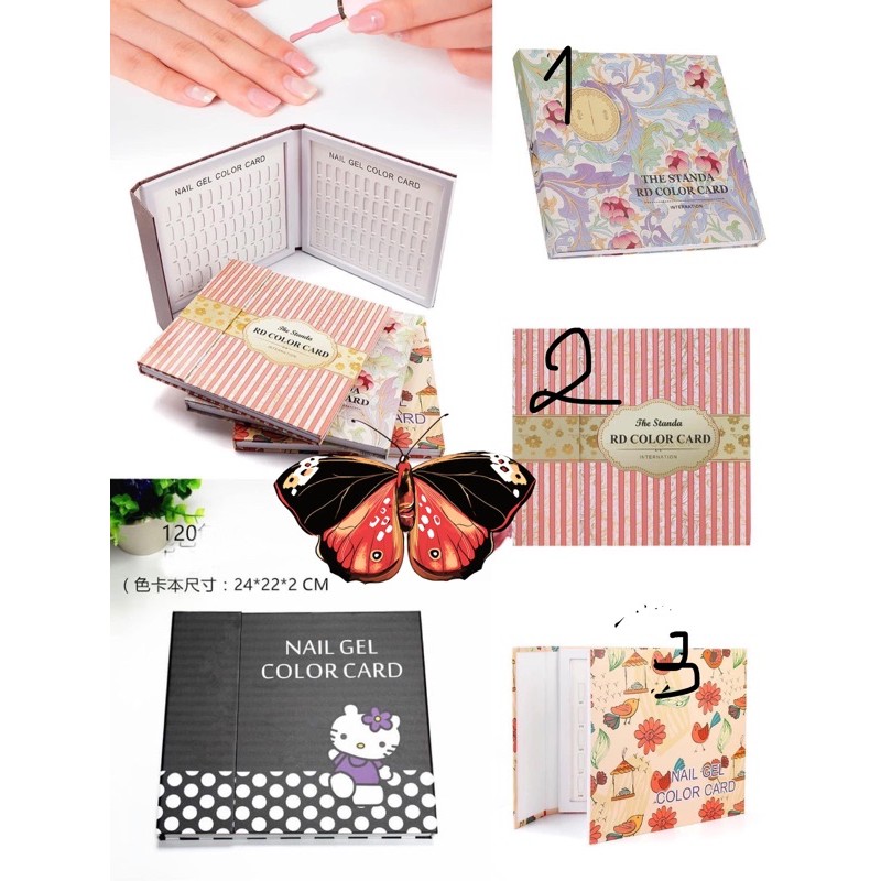 Sổ Gắn Móng -Trưng Bày Màu Sơn