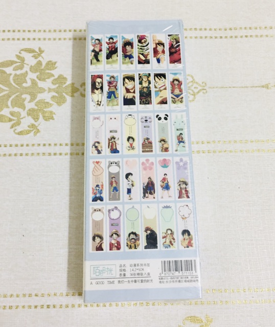 Bookmark Lufy 36 tấm , đánh dấu trang anime one piece