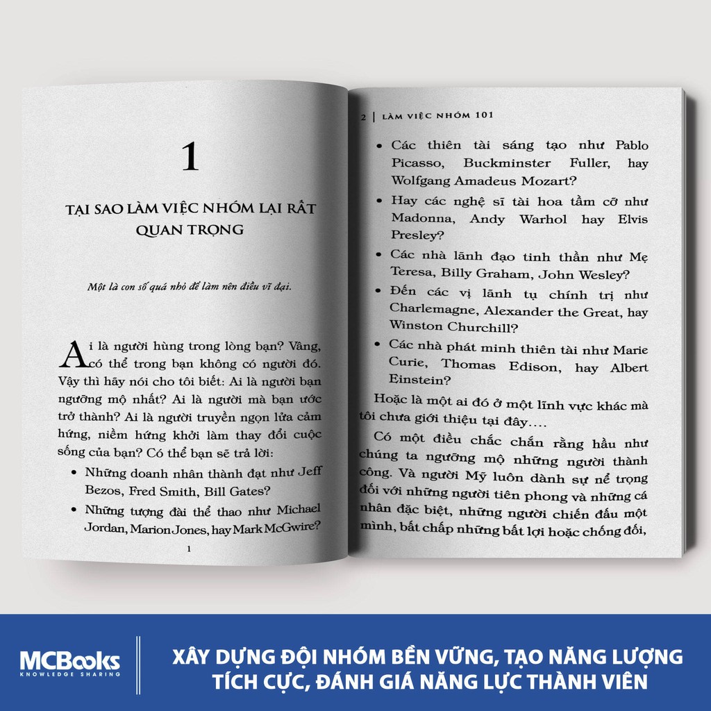 Sách 101 Những Điều Nhà Lãnh Đạo Cần Biết Làm Việc Nhóm BizBooks