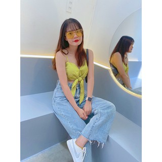 Áo dây croptop cột dây trước