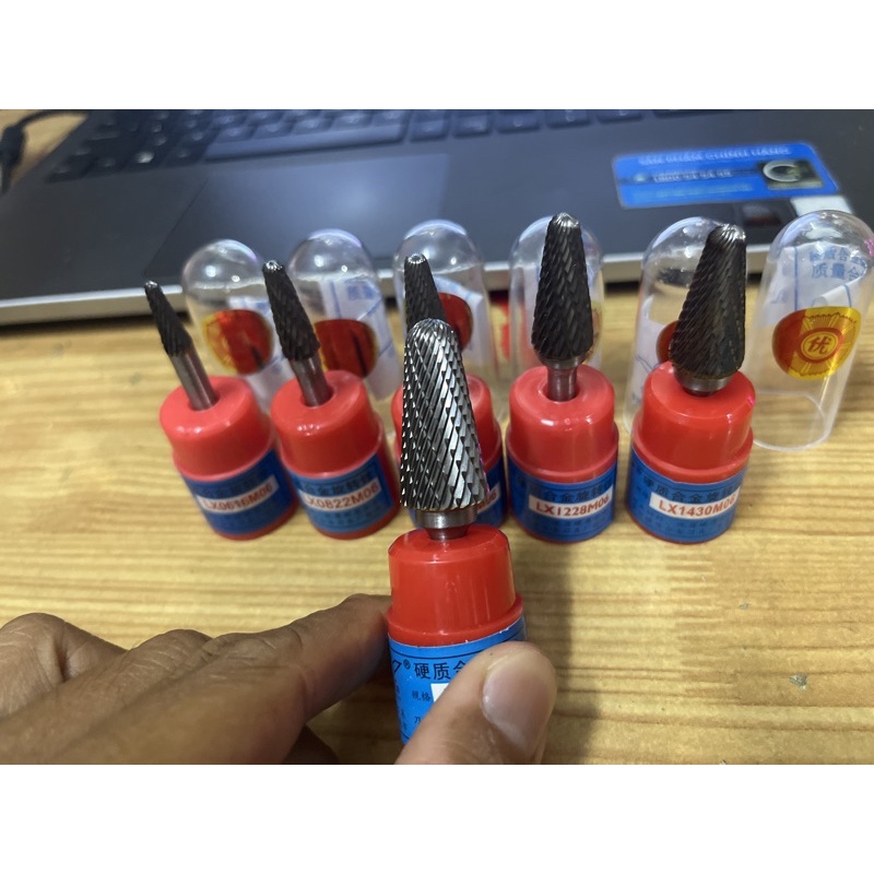 Mũi mài mũi doa hợp kim cán 6 LX 6mm 8mm 10mm 12mm 14mm 16mm