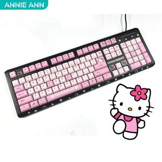 Bàn Phím Hello Kitty Doraemon Có Dây Cho Bé Gái