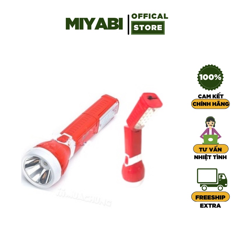 Đèn Pin G8 - 520 (có thể dùng làm đèn bàn tích điện dùng khi mất điện)