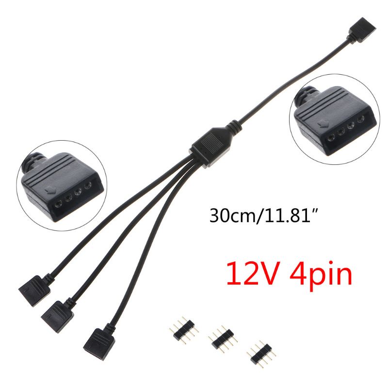 Cáp Chia Cổng Quạt 12V 4Pin Cho CPU