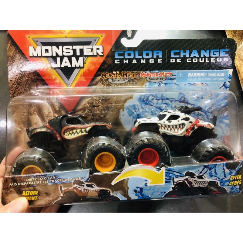 Series Bộ 2 xe đổi màu Monster jam