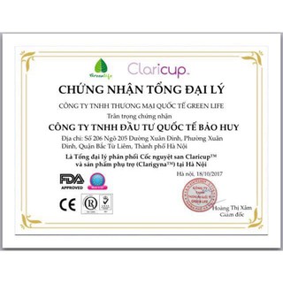 Cốc Nguyệt San Claricup