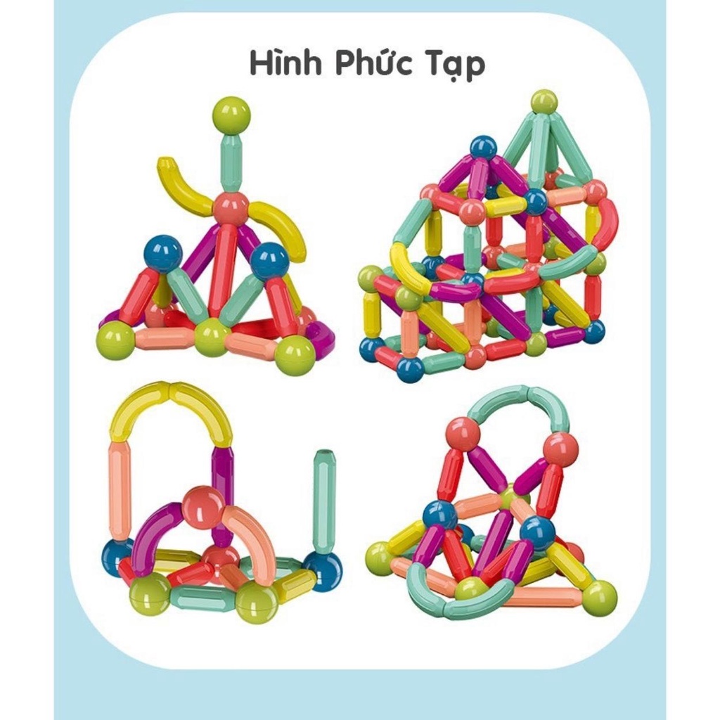 Bộ xếp hình nam châm từ tính Umoo