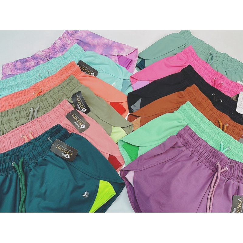 Quần Short Thể Thao Tập Gym Yoga Nữ - Quần Đùi Ngắn Boxer 2 Lớp Thun Polly Co Giãn Tốt, Lớp Lót Trong Có Túi Nhỏ