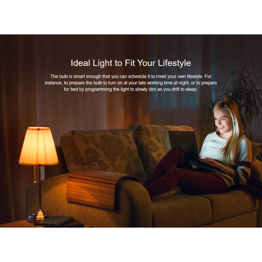 Bóng Đèn Led dây tóc Thông Minh Yeelight Filament Bulb ST64/ YLDP12YL, đui E27 - Hỗ trợ Homekit - Edison vintage